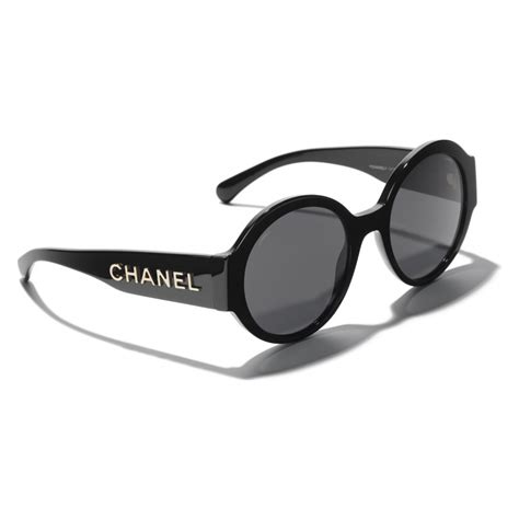 chanel sunglasses round shape